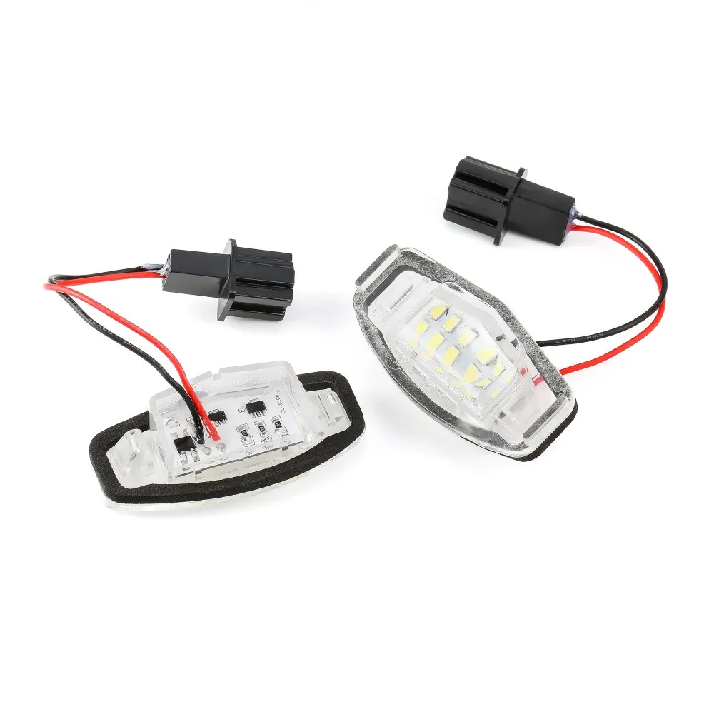 2шт 18 SMD СВЕТОДИОДНЫЙ номерной знак свет Ошибка бесплатно для Acura MDX RL TL TSX ILX