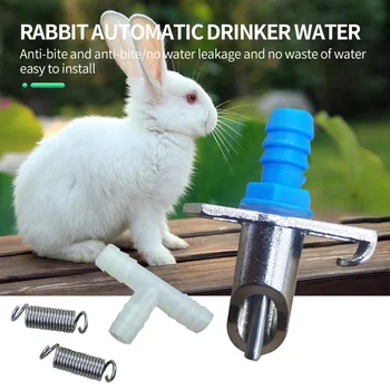 

10pcs/20pcs Rabbit Automatic Nipple Drinker Water Drinking Equipment Water Drinker for Rabbit Bunny Rodents