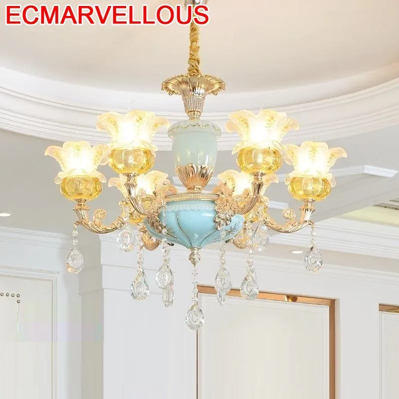 

Techo Colgante Moderna Decor Nordic Deco Cuisine Led Crystal Hanging Lamp Lampen Modern Suspension Luminaire Loft Pendant Light