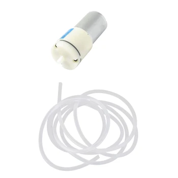 

2M X 5mm Clear Soft Plastic Aquarium Air Line Pond Pump Fish Tube Pipe with DC 6V Mini Air Pump Motor for Aquarium Tank Oxygen C
