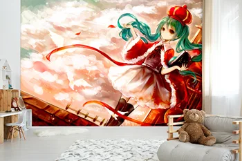 

[Self-Adhesive] 3D Hatsune Miku 768749 Japan Anime Wall Paper mural Wall Print Decal Wall Murals