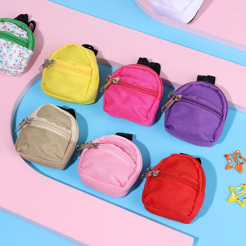 Mini Cloth Doll School Backpack for 1/6 BJD Dolls