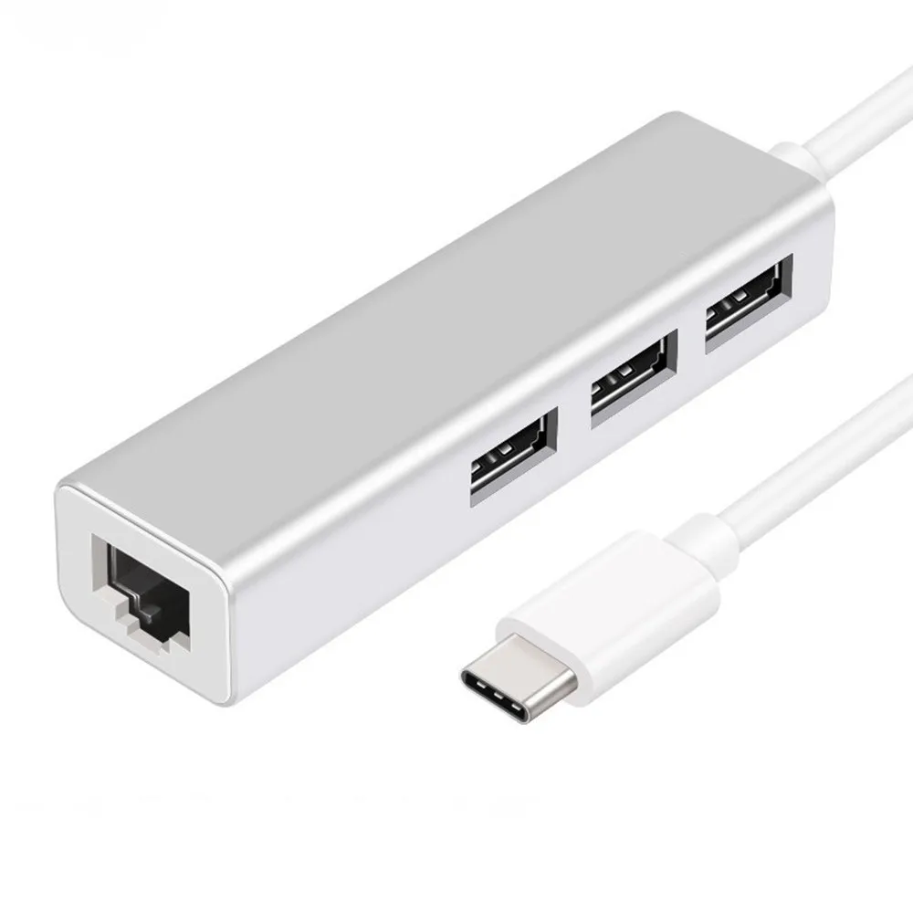 Адаптер USB C RJ45 для сетевого разъема 3 0 MacBook Samsung ноутбука Huawei P20 Pro адаптер