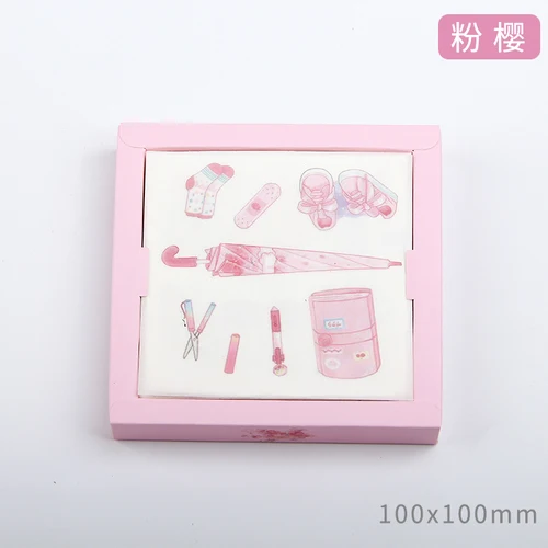 50 шт./лот, Kawaii наклейка, полупрозрачная наклейка, коллаж, элемент, серия, бумага, карта, набор, ручная книга, украшение, материал, сделай сам, скрапбукинг - Цвет: 3