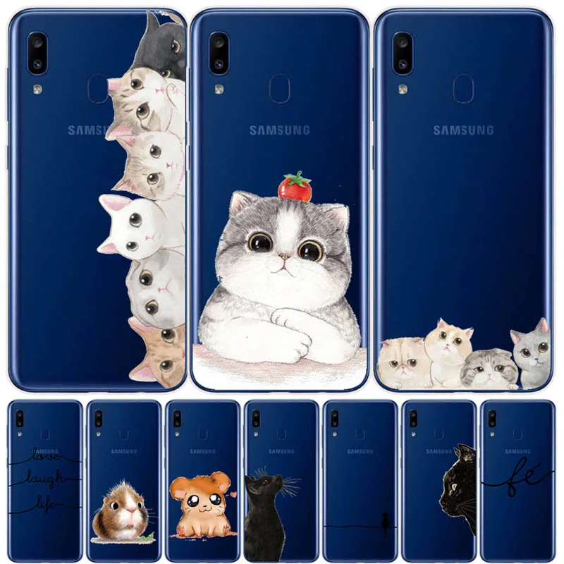 Чехол для Samsung Galaxy A20 силиконовый защитный чехол из ТПУ телефона A20e A205F A205 A 20 e