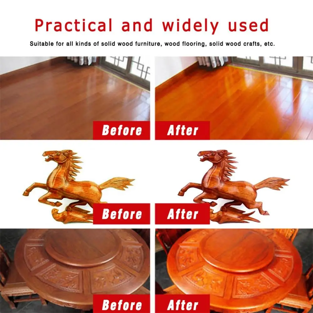 Solid Wood Maintenance Wax Spray Dirt Removal Waterproof Wax Spray for Furniture Polishing Home Cleaning