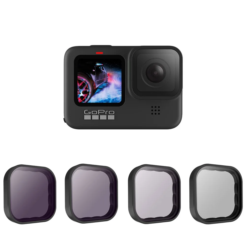 Фильтры для камеры GoPro Hero 10 9 нейтральная плотность аксессуары Hero9 Black фильтры CPL ND 8