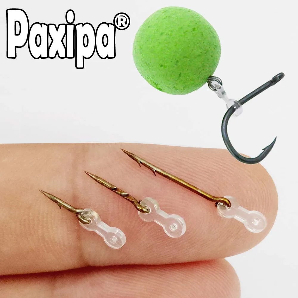 Accesorios de pesca de carpa con púas de cebo de Metal, 12 Uds., Pin de Boilies de picado con cebo de goma transparente de maíz, aparejo carpa de pelo, aparejo alimentador
