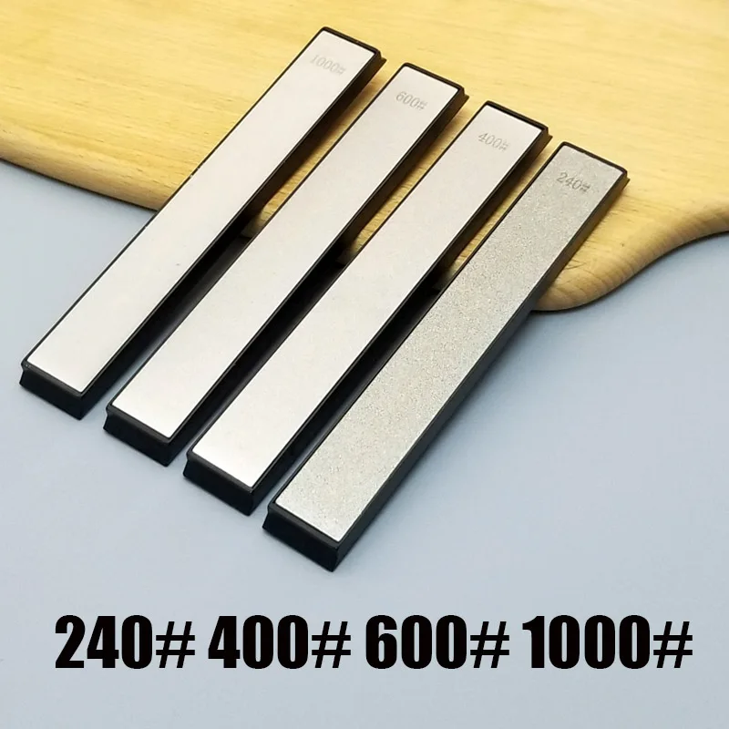 240 400 600 1000grit 240 400 600 1000 зернистость Алмазная точилка для ножей точильный камень Профессиональный точильный нож камень кухонные инструменты точильный камень - Цвет: 240 400 600 1000grit
