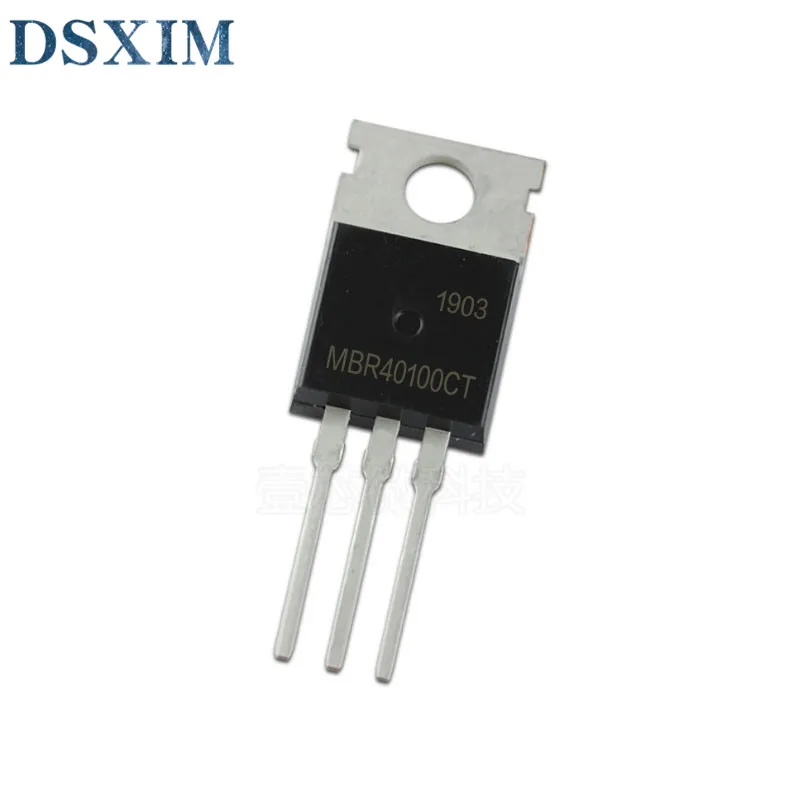 5pcs/lot MBR40100CT MBR40100 TO-220 100V 40A | Электронные компоненты и принадлежности