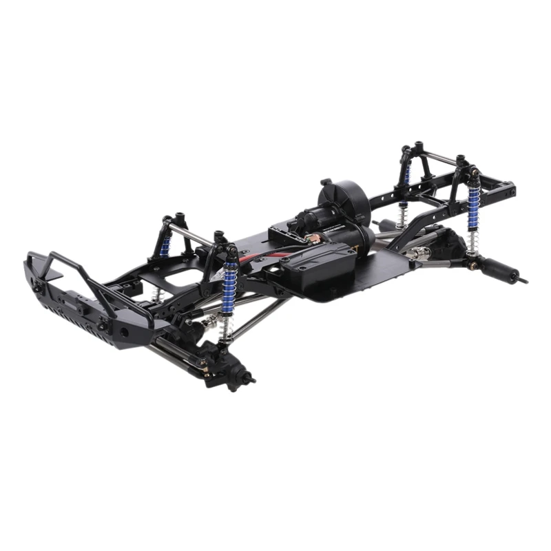 313 мм модель автомобиля рама для 1/10 Rc Гусеничный Авто Scx10 Scx10 Ii 90046 90047 - Цвет: Without Wheels