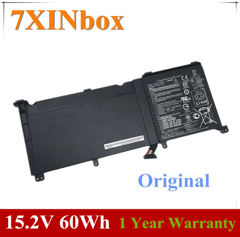 7 xinbox 15,2 V 60Wh C41N1416 Аккумулятор для ноутбука Asus ZenBook Pro G501 G601J UX501VW N501L UX501J серии
