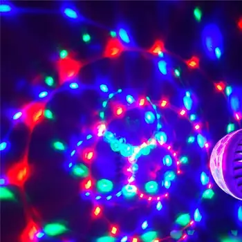 

Colorful Auto Rotating RGB LED Bulb Stage Light Effect Light Lighting Lamps Disco Party For Decoration Xmas Lamp T0T4