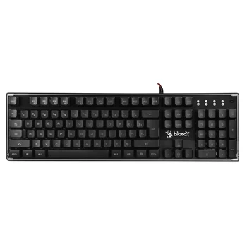 

Keyboard A4 Bloody B180R Multimedia black USB for gamer LED
