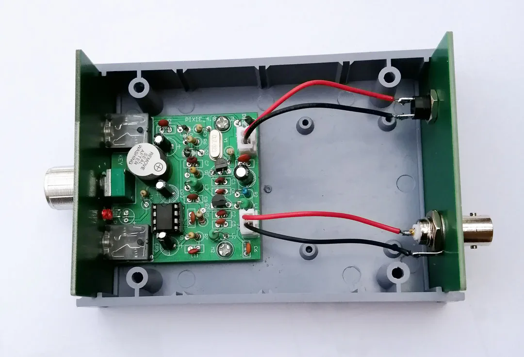 Super PIXIE CW Short Wave Transceiver Machine Complete Set of Parts with Shell 7023KHZ