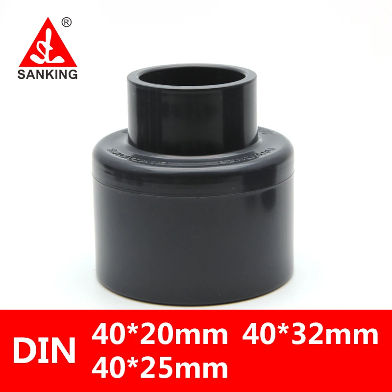 Pvc de Sanking Que Reduz o Soquete 40*20 40*25 40*32 mm Conectores da Tubulação de Água Junções da Tubulação do Pvc Enchimentos Irrigação do Jardim