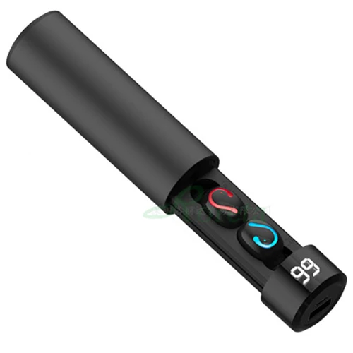 Roreta HBQ Q67 TWS беспроводные Bluetooth наушники мини наушники 3D стерео Спортивная гарнитура с двойной микрофон для iPhone IOS - Цвет: black