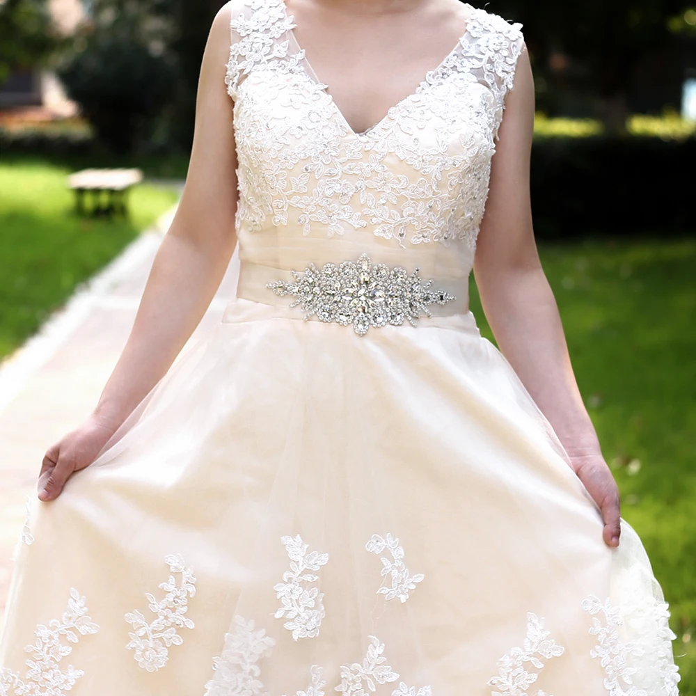 TRiXY S121 Стразы, свадебные аксессуары, атласный пояс для свадебного платья, пояс для свадебного платья, пояс для свадебного платья