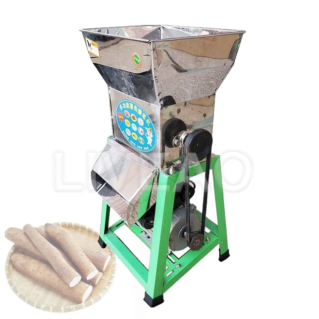  TZ Commercial Cassava grater Potato Grinding Machine  300-400kg/h Cassava Grinder Machine Fresh Lotus Root Grinder  (110V/60HZ,cassava grinding machine without motor) : Home & Kitchen