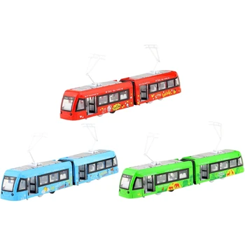 

Underground Subway Train Tram/Pull Back/Sound & Light Car/Educational Collection/Gift for Kid