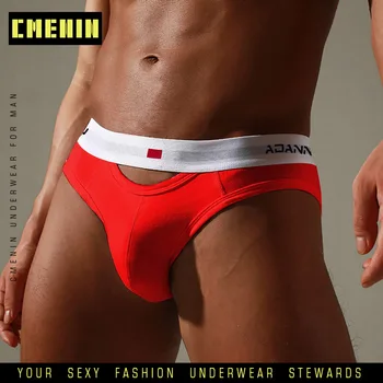 

Popular Cotton Sexy Gay Men Underwear Bikini Men Briefs Solid BreathableMens Briefs Underwear Shorts Men's Underwear AD7501