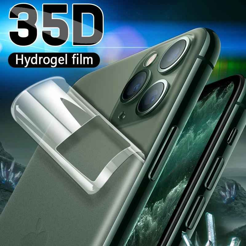 

Soft Back Screen Protector Hydrogel Film On The For iPhone 11 Pro XR X Xs Max Film For iPhone 8 7 6 6s Plus Full Cover Not Glass