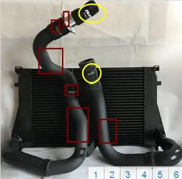 Выпускная труба дроссельной заслонки Выходная Труба turbo для GTI golf MK7 A3 S3 cupra Golf R MQB