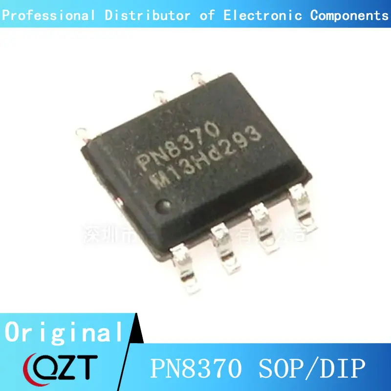 10pcs/lot PN8370 DIP-8 SOP-7 8370 SMD DIP8 SOP7 5V 2.4A power supply IC PWM controller charger chip New spot 50pcs 100pcs brand new original uc3845 uc3845an uc3845bn uc3845b dip8 lcd power chip