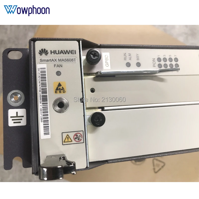 Оригинальный корпус Huawei OLT MA5608T + 1 * плата управления MCUD1 блок питания MPWD GPBD 8 PON
