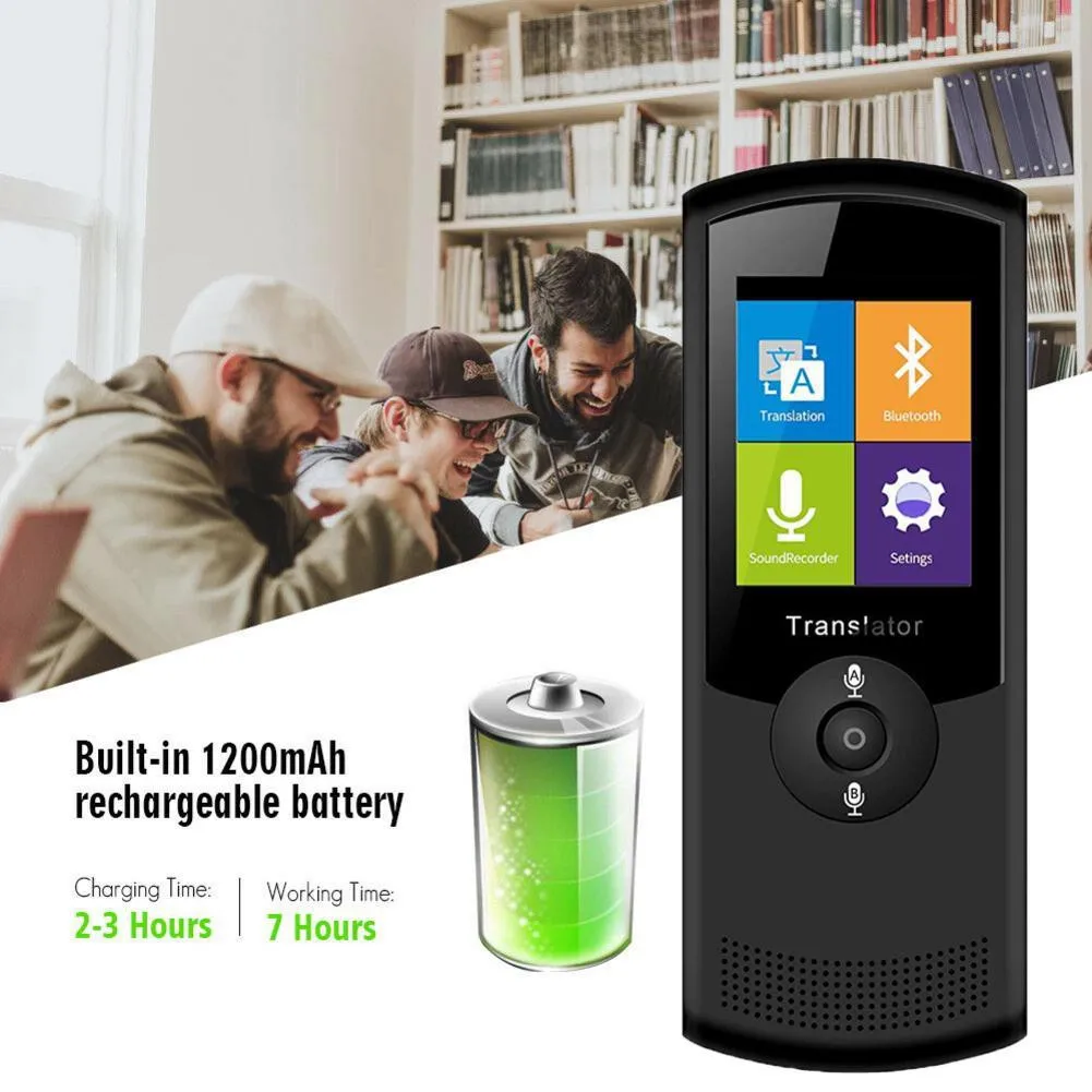 

T5 WIFI Translator Smart Voice Translator Global Business Real Time Translators 42 languages Translation tradutor de idiomas