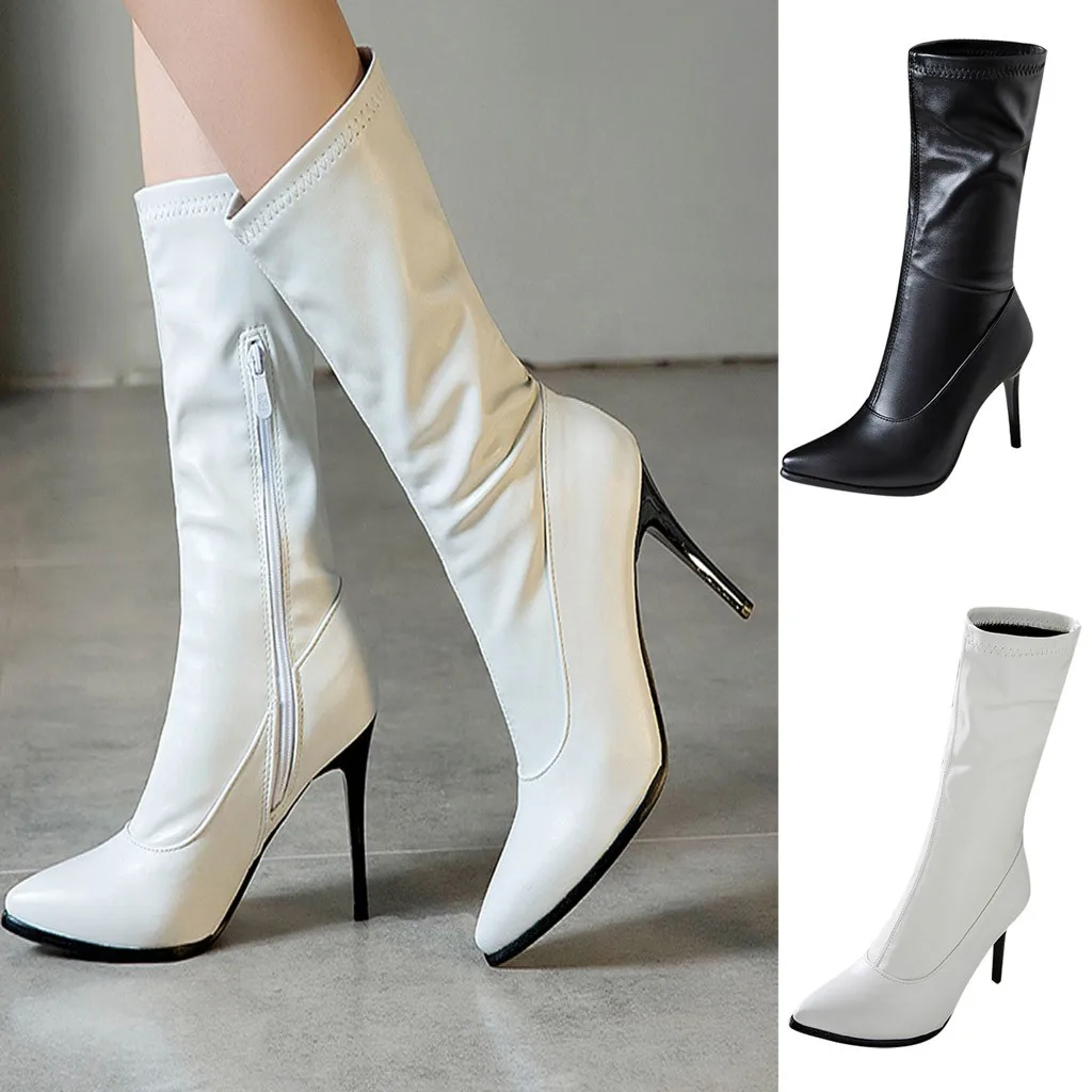 SAGACE/модные женские ботильоны с острым носком Удобные ботинки на шпильке