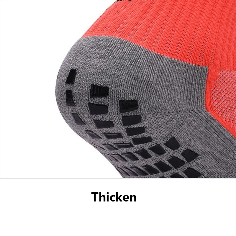 New Football Socks Outdoor Anti Slip Men Womens Soccer Sports Sport Socks Square friction Film Thickened Towel Bottom
