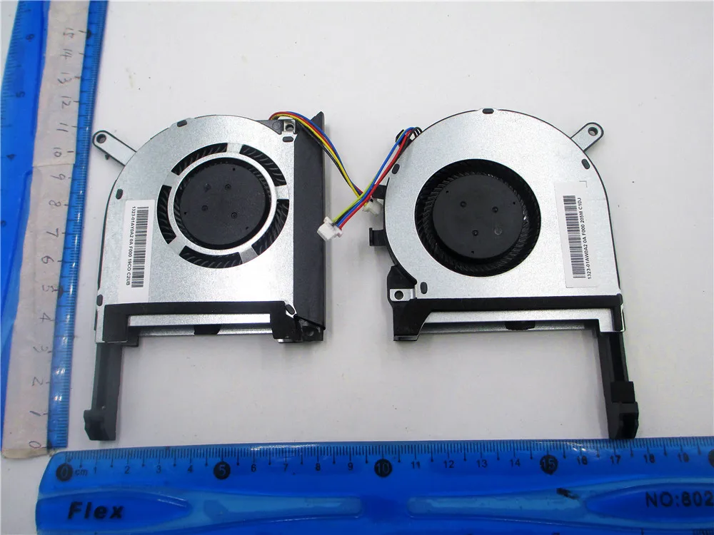 CPU GPU cooling fan for ASUS FX705 FX705G FX705GM FX86 FX86SM FX505 FX505D FX505DU 17.3 FM1U DFS5K12304363H FM1V DFS5K12114262H