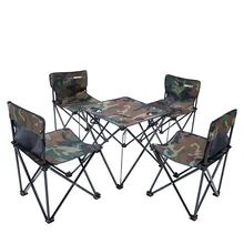Открытый самоходный Тур стол для пикника и стул набор пять штук в наборе портативный кемпинг открытый набор складной мебели со столом