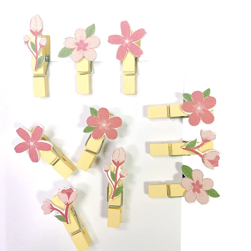 Vendedor Caliente 10 unids/lote helado Kawaii fruta papel Memo Clips de papelería pinza de ropa artesanal Clips clavijas 85ZdVm7dg