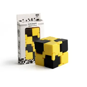 

Hot Magic Unlimited Magic Cube Folding Fingertip Decompression Intelligence Cube Puzzle Creative Funny Toy Gift for Kids