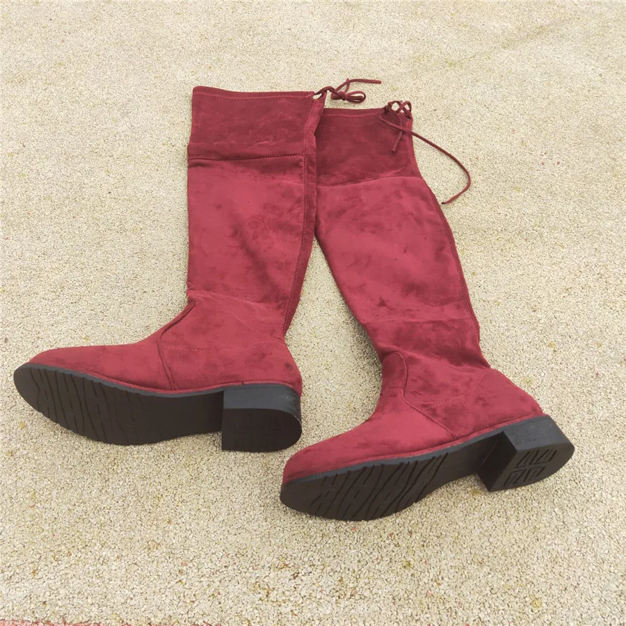 

over the knee Overknee Woman High Elastic Boots