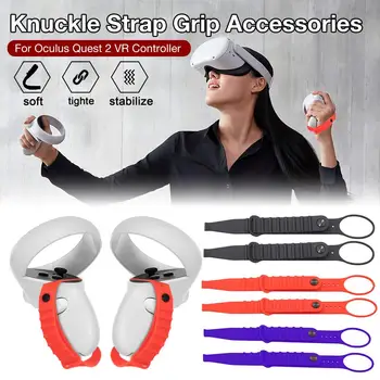 

Touch Controller Grip Knuckle Strap For Oculus Quest 2 VR Headset Wrist Strap Anti-Throw Handle Protective Vr Accessories