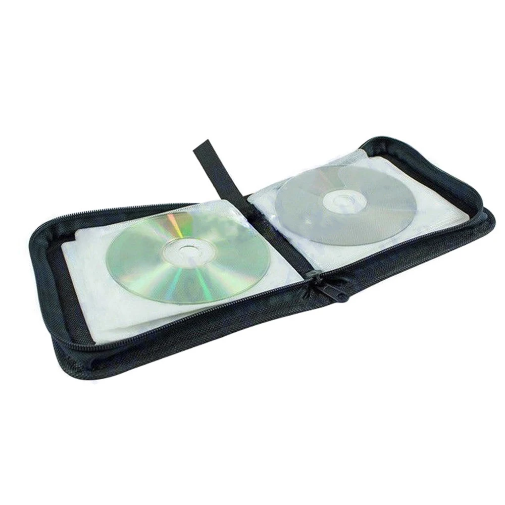 40-Discs-Storage-Album-Holder-Carrying-Zipper-Closure-CD-Bag-Oxford-Cloth-Outdoor-Portable-Car-DVD