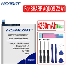 HSABAT 4250 мА/ч, HE314 Батарея для SHARP AQUOS Z2 A1 FS8002 HE312 для SHARP Z3 L900S FS8009 HE332 для SHARP S2 FS8010 AQUOS S2