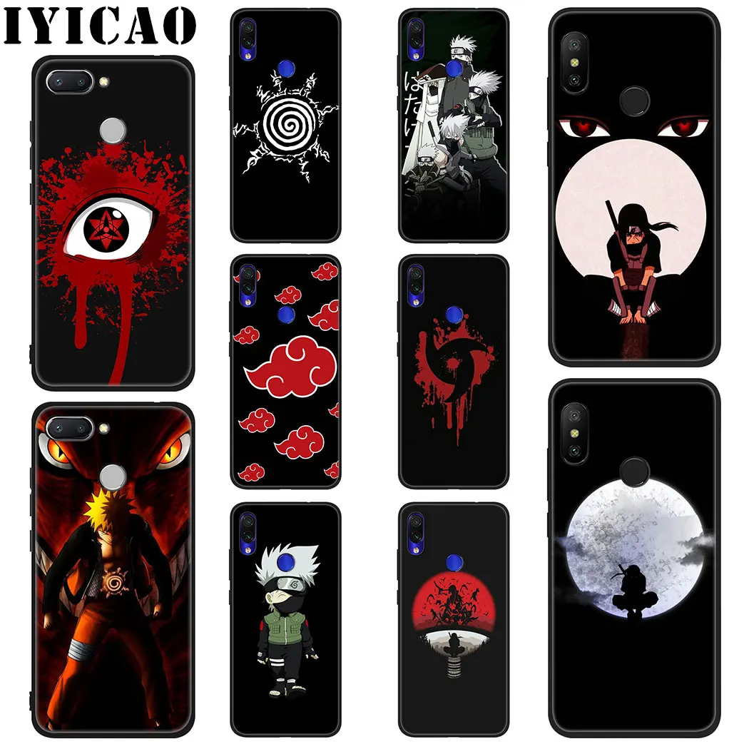 IYICAO Naruto Uchiha Sasuke Soft Silicone Case for Xiaomi Redmi K20 6 Pro 7 7A 6A 5 Plus 5A 4A 4X S2 Go |