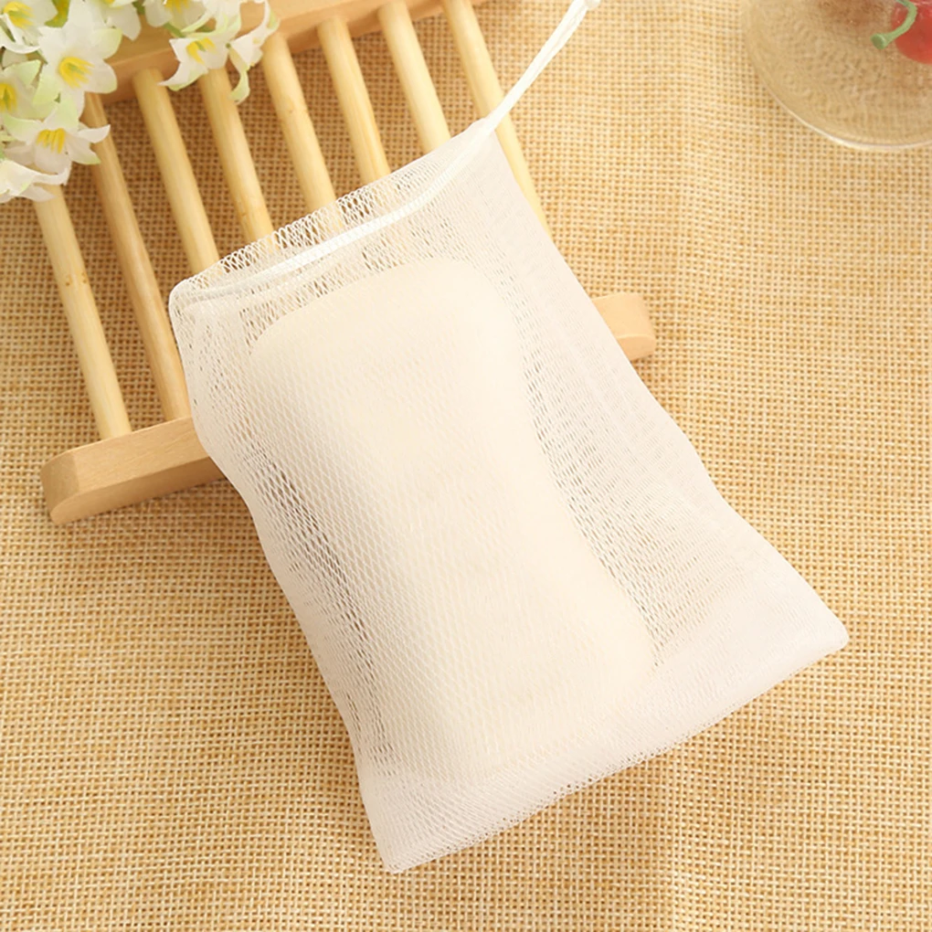 10pcs Soap Mesh Foaming Net Bubble Bag Skin Clean Tool LKS99 | Дом и сад