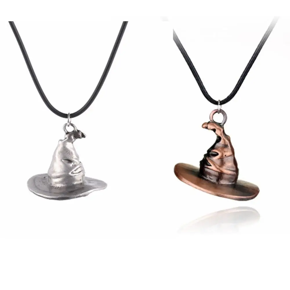 Harwel Magic Hat Collana Potters Cosplay Wizard Cap Gioielli Con Ciondolo Vintage Per Uomo Donna Regalo