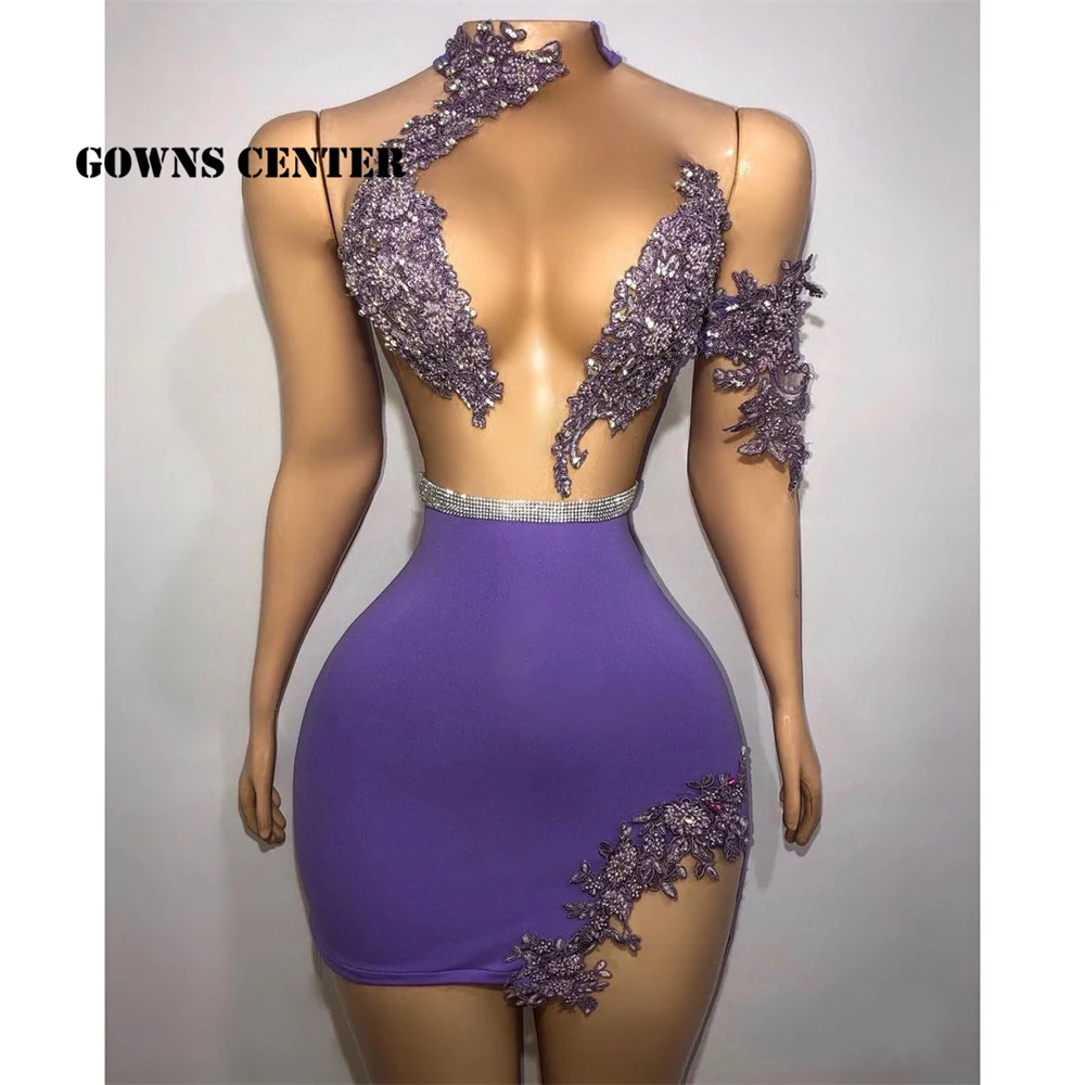 Prom Dresses For Black Girls Sexy Mermaid Mini Cocktail Graduation Dresses Beaded Homecoming Dress Tea Party robe de bal cute prom dresses