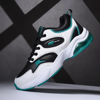 

Men Casual Shoes Air Shoes Men Cushion Comfortable Breathable Lace-Up Outdoor Stability Jogging Sneaker Size 39-44 G11-81