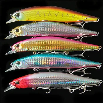 

TSURINOYA 5pcs 120mm 19.5g Fishing Lure DW51 Suspend Minnow Hard Lure Topwater Lure Depth 0-1.5m Artificial Pike Baits