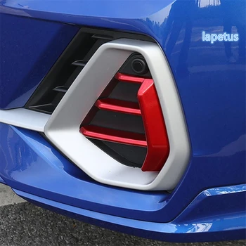 

Lapetus Front Face Fog Lights Foglight Lamp Decoration Frame Cover Trim 2 Pcs / Set Fit For Audi Q3 2019 2020 ABS Chrome / Red