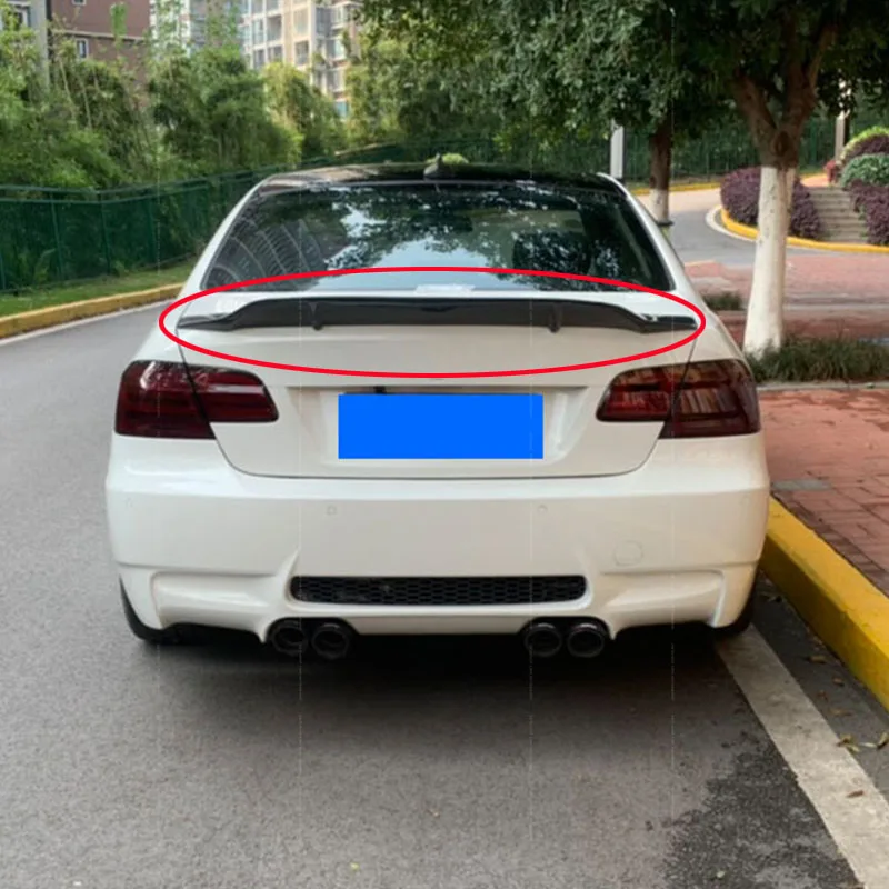 Спойлер CEYUSOT из настоящего углеродного волокна для крыла BMW 3 серии E92 2 двери