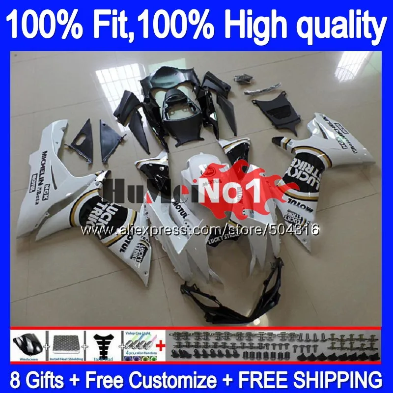 Инъекции для SUZUKI K11 GSXR 750 600 2011 2012 2013 18MC. 78 GSXR600 GSXR750, возрастом 11, 12, 13, 14, 15, Lucky черный обтекатель