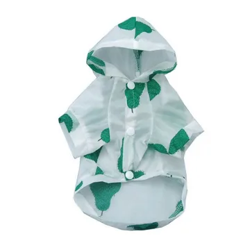 

2020 Hot Sale Dog Clothes Sunscreen Dog Clothes Pineapple Tomatoes Size S-XL Soft Polyester Dog Raincoats In All Season Dropship